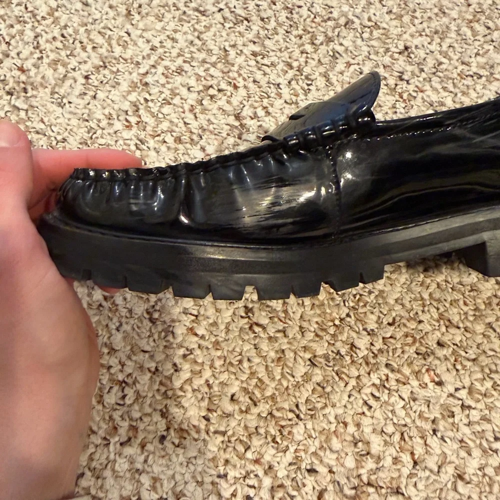 Steve Madden Madelyn Patent Penny Loafers - Picture 5 of 7